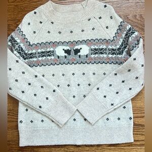 J Crew girls holiday sweater size S